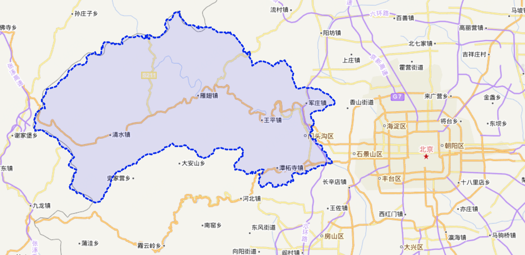 北京门头沟属于哪个区的相关图片