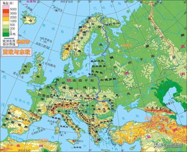 欧洲的地形的相关图片